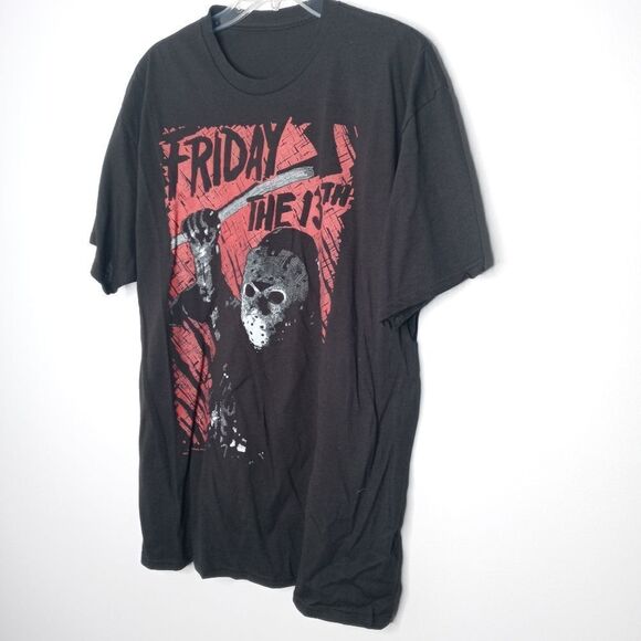Friday The 13Th black tee - Picture 2 of 4